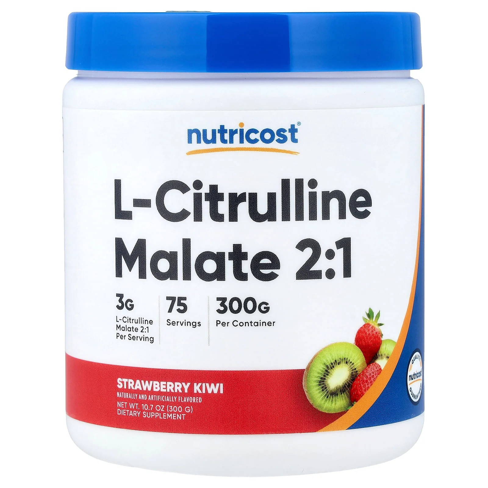 2 X Nutricost, L-Citrulline Malate 2:1, Strawberry Kiwi , 10.7 oz (300 g)