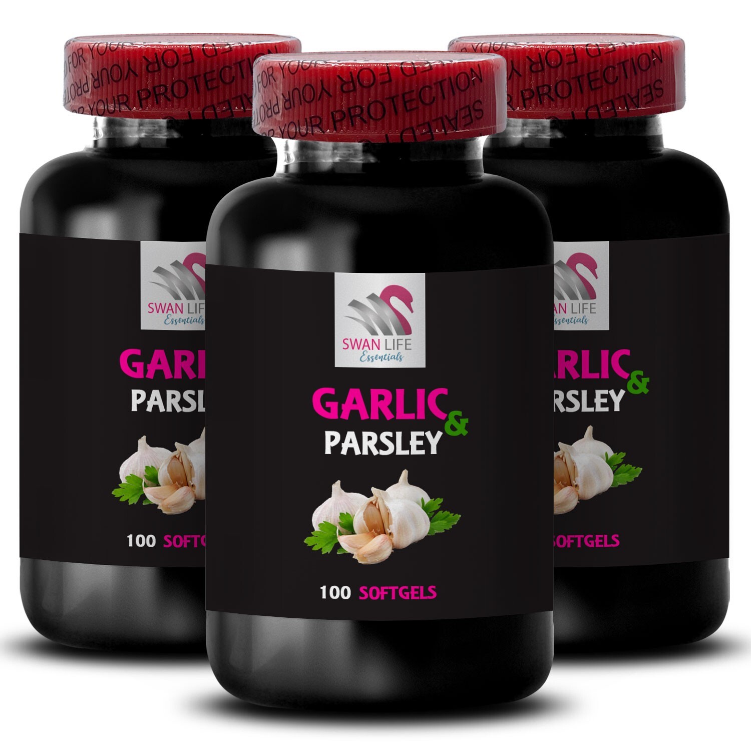 Odor-Free Care – GARLIC & PARSLEY ODORLESS – Gentle Vitality 3 Bottle 300 Capsul