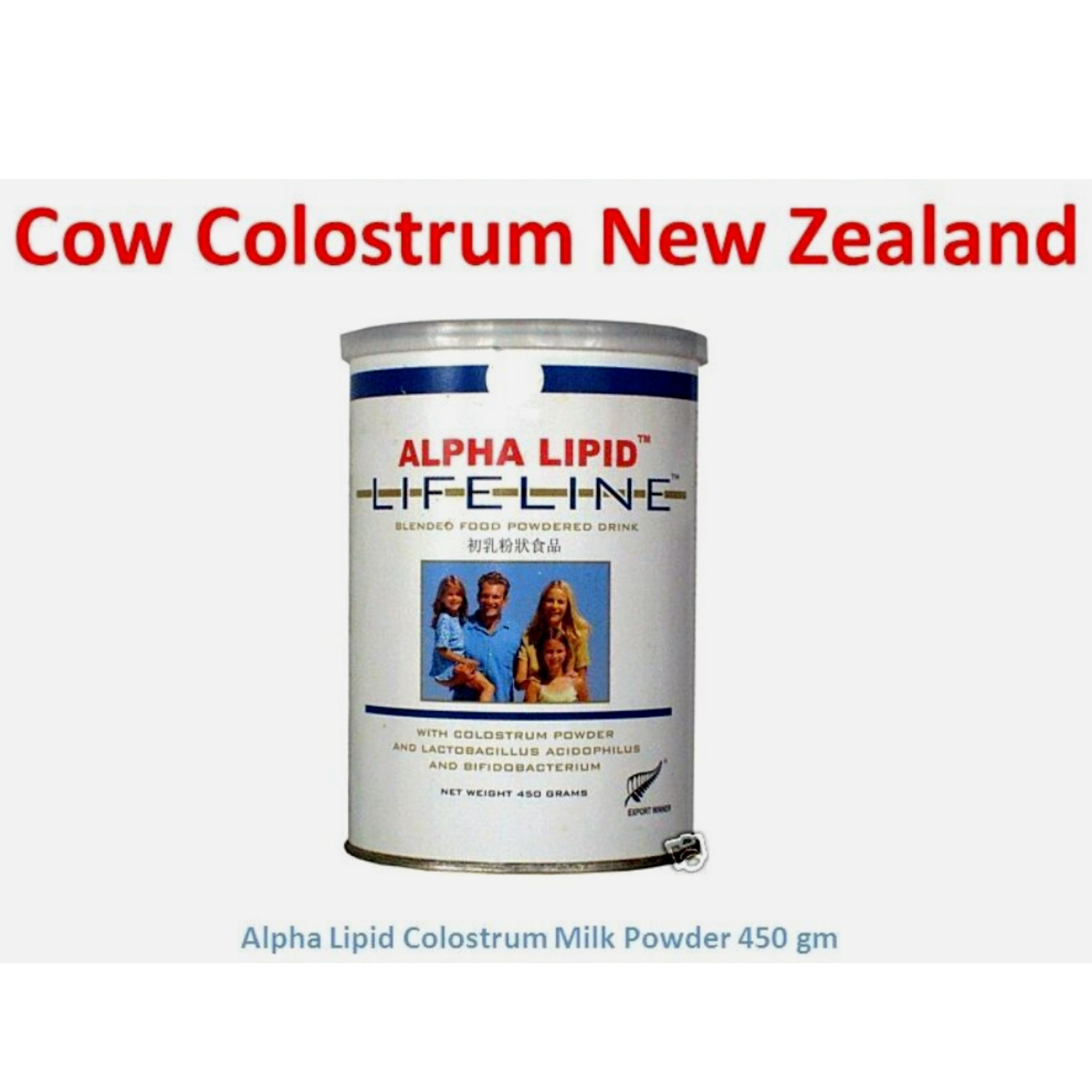 NEW 💥 1 Alpha Lipid Lifeline Colostrum Powder 450g 💥 FREE SHIP Cow Colostrum