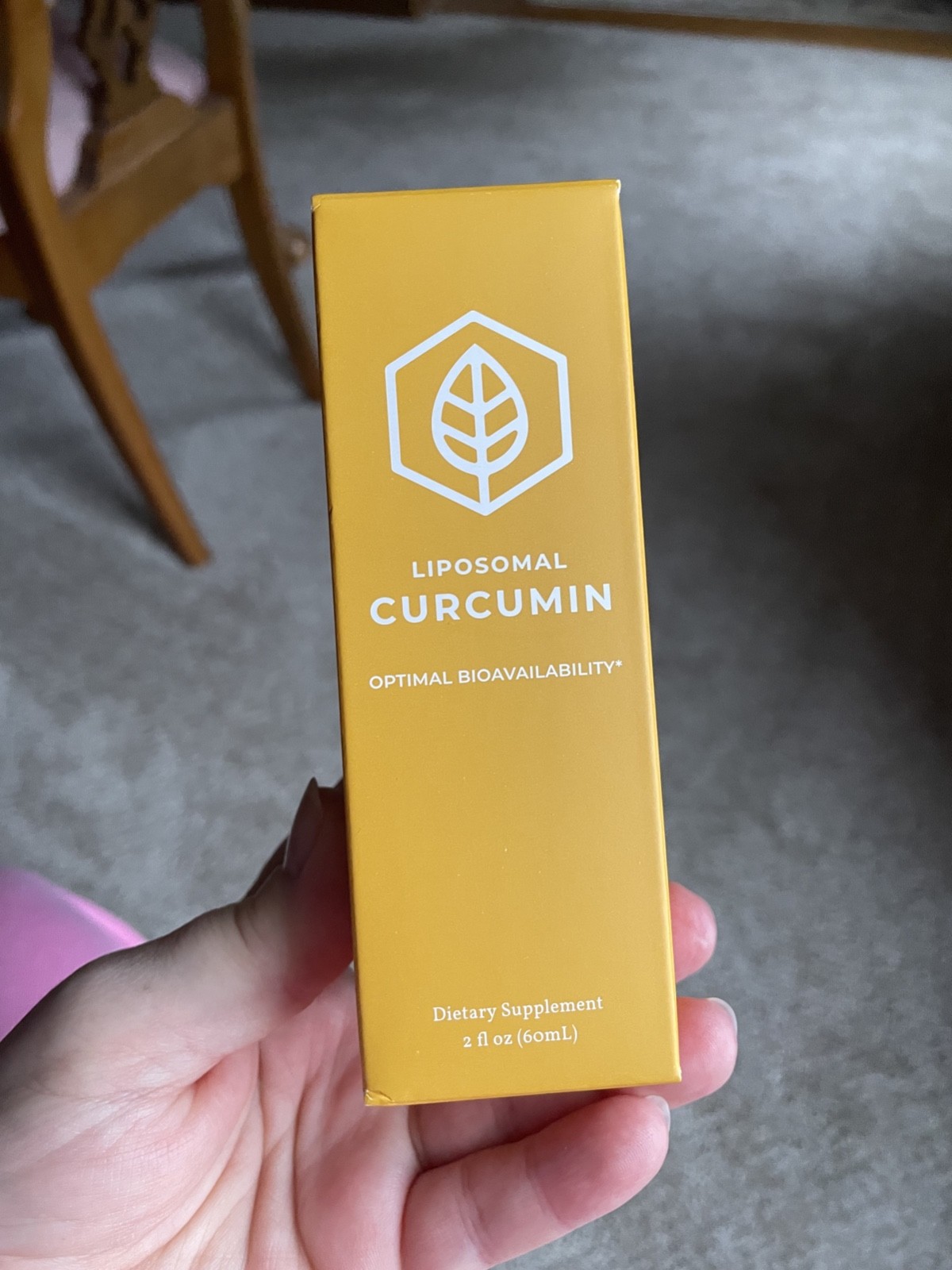 NIB TerraHealth Essentials Liposomal Curcumin – Joint Pain Support 2 fl oz