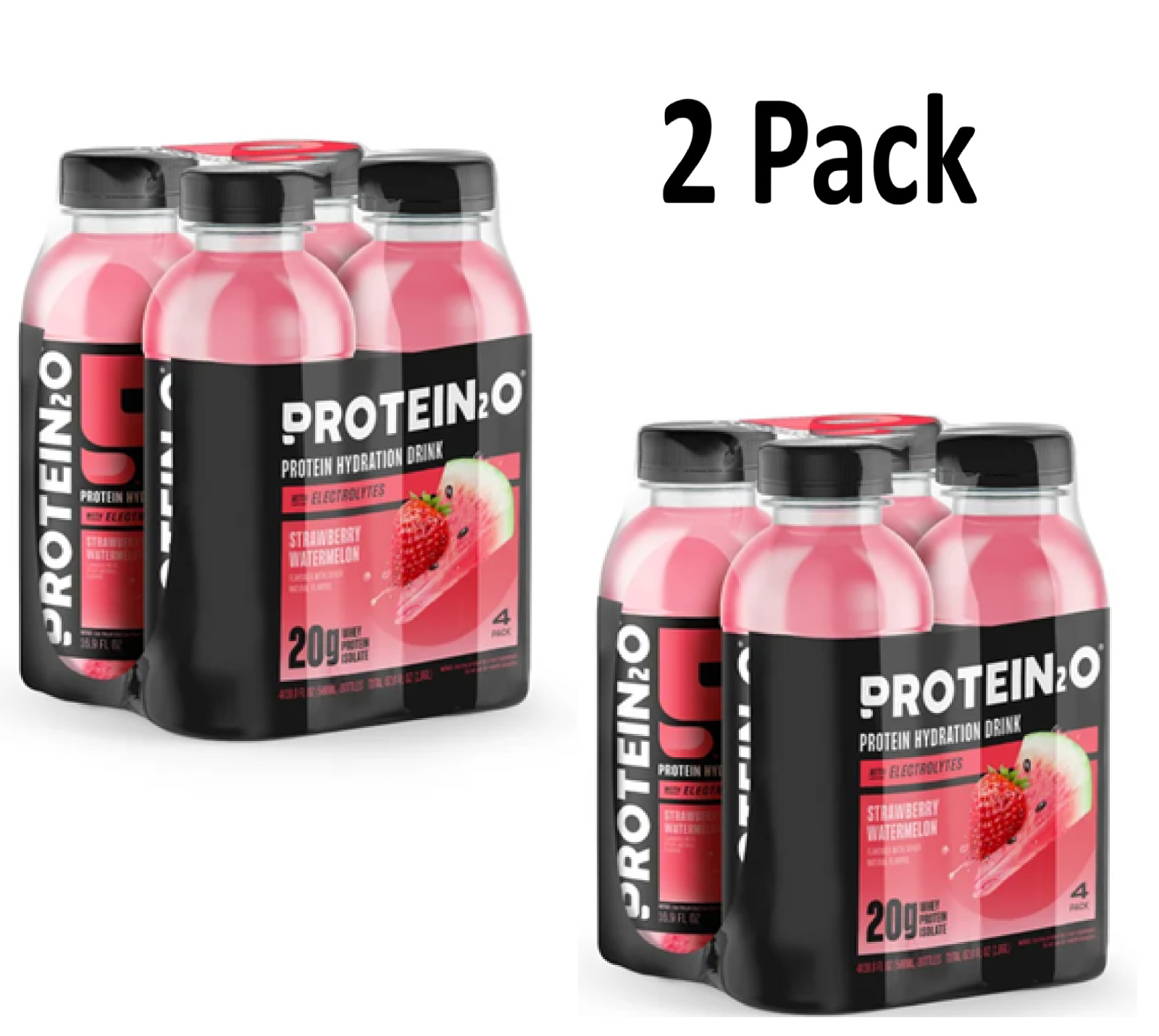 Protein2o 20g Whey Protein Infused Water Plus Electrolytes, Strawberry Watermelo