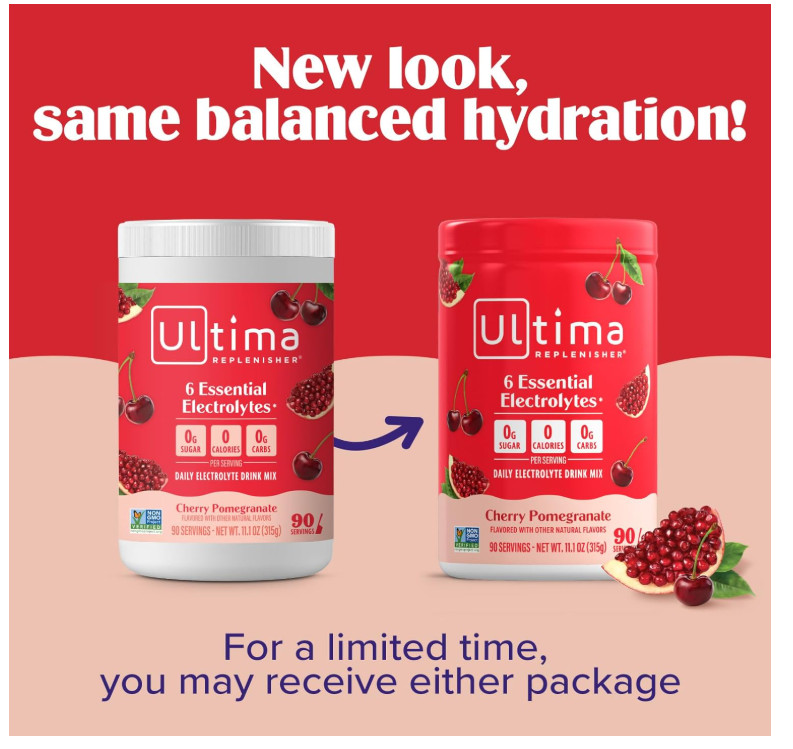 Ultima Replenisher Cherry Pomegranate Electrolyte 90Sv Sugar Free