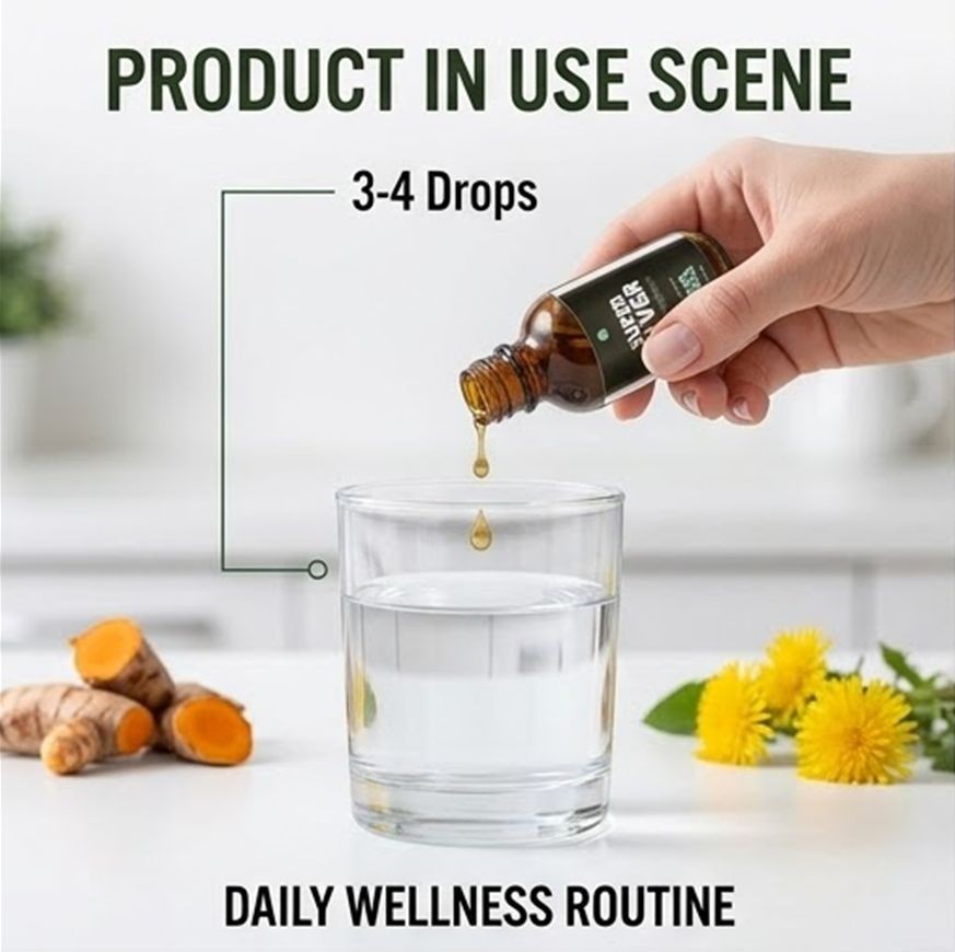 Super Bonsai Super Liver Drops 2-Pack Daily Detox Supports Milk Thistle 60 Days