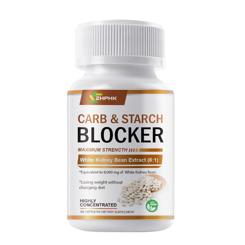 Carb & Starch Blocker White Kidney Bean 60 Caps Appetite Suppressant Weight Loss