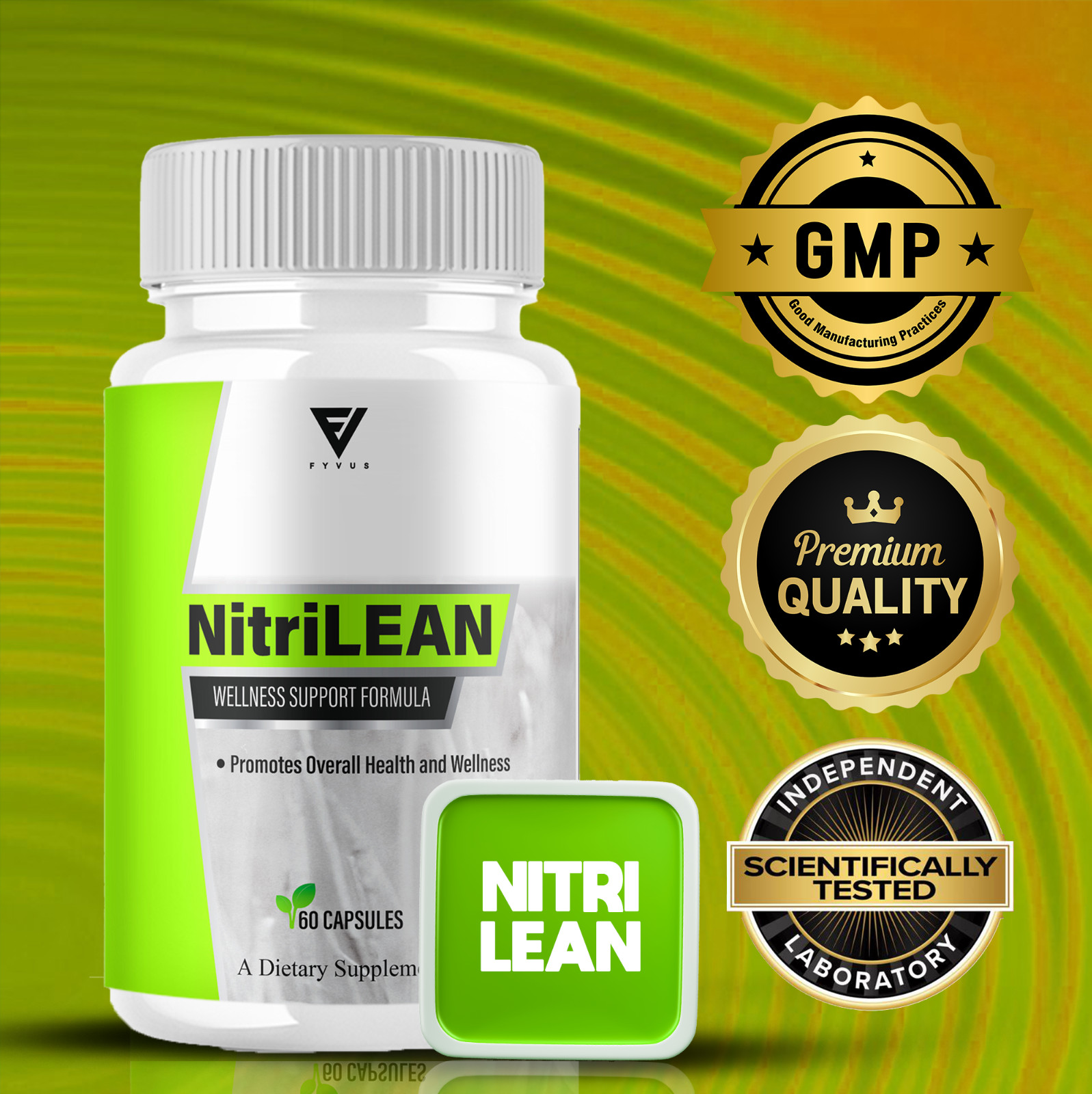 (5 Pack) Nitrilean Capsules Nitri Lean Wellness Supplement Pills (300 Capsules)