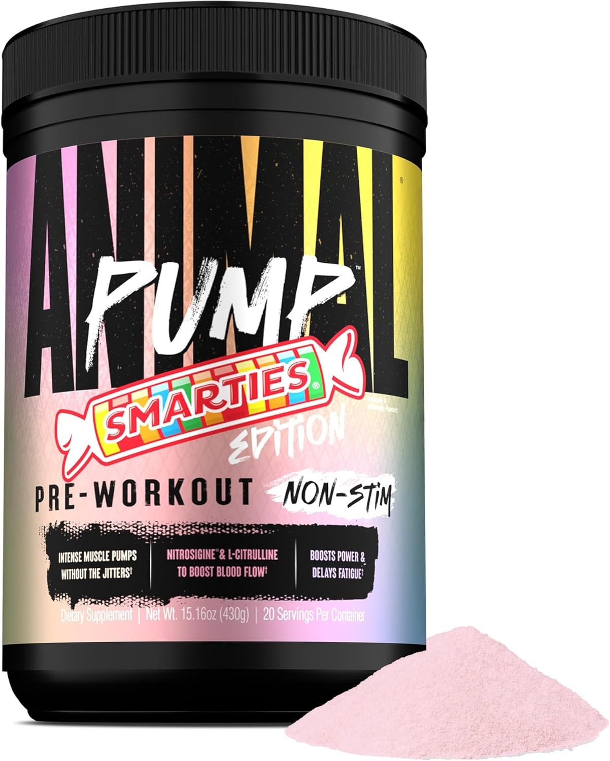 Animal Pump NS Stim-Free Pre Workout Powder for Men&Women-Caffeine-Free Preworko
