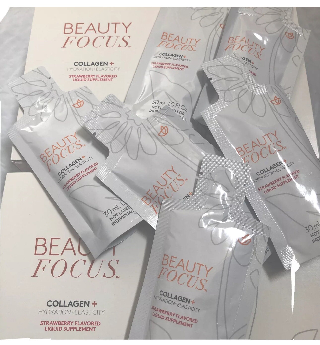 NUSKIN Nu Skin BEAUTY FOCUS 30 Day Liquid collagen + STRAWBERRY Flavor