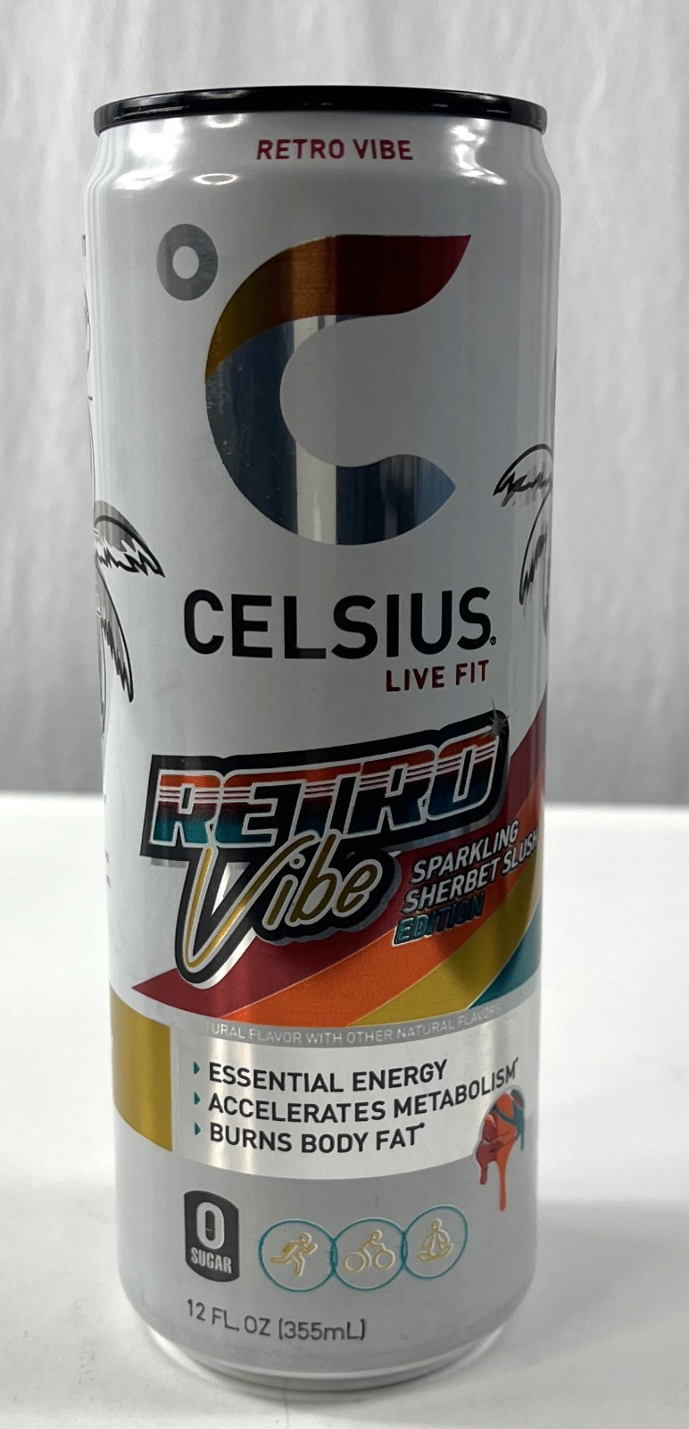 CELSIUS® Sparkling Retro Vibe Energy Drink Can 12 FL. OZ can