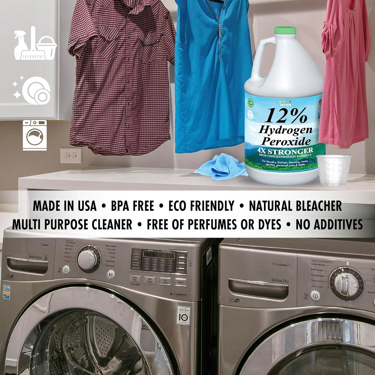 128 Oz All-Purpose Hydrogen Peroxide – Safe, Effective & Eco-Conscious Cleaning