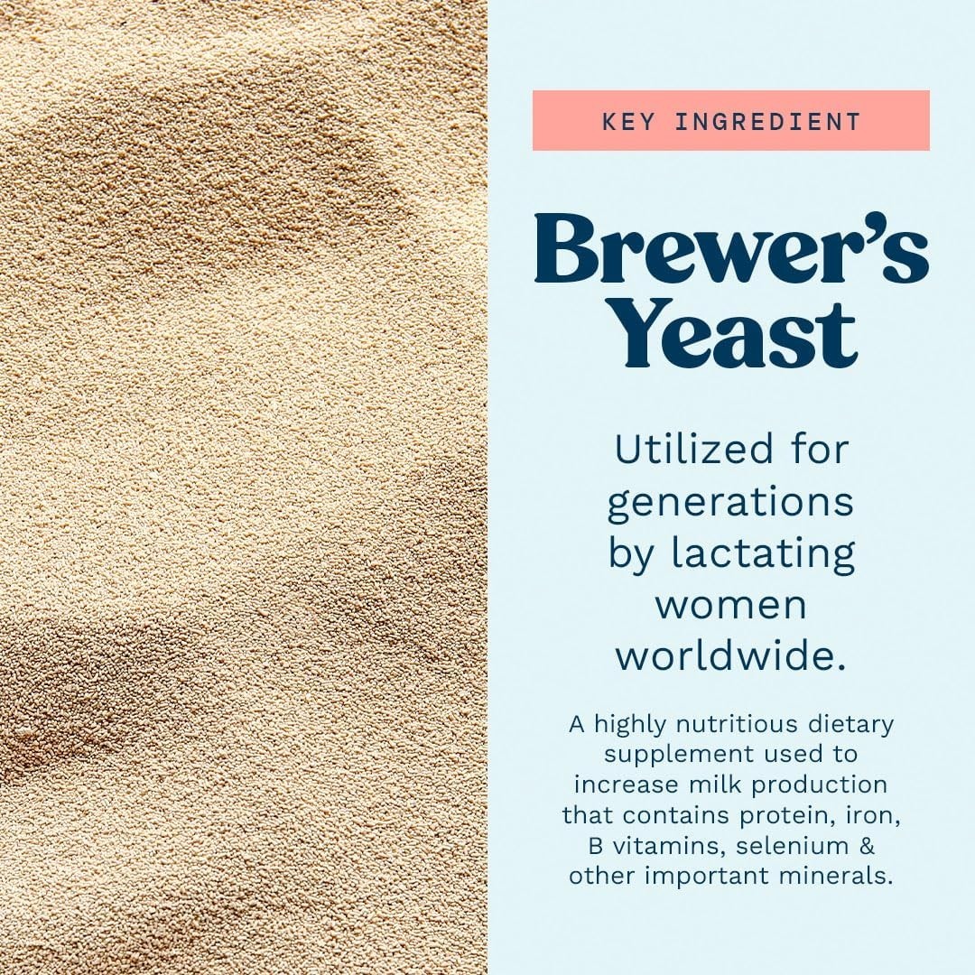 Mommy Knows Best Brewer’s Yeast Powder Breastfeeding Support, Gluten-Free, 15 oz