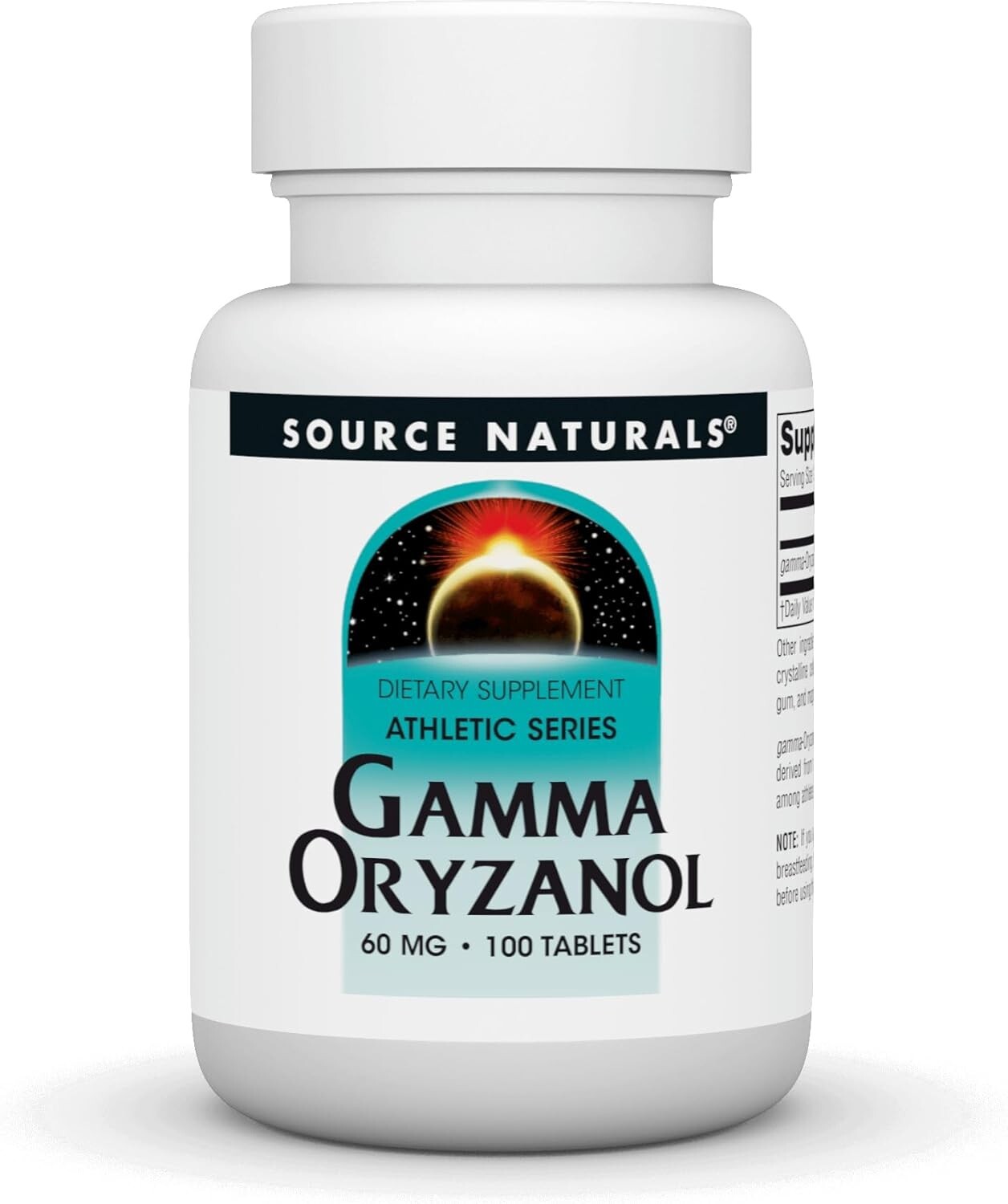 Source Naturals Gamma Oryzanol 60 mg 100 Tablets