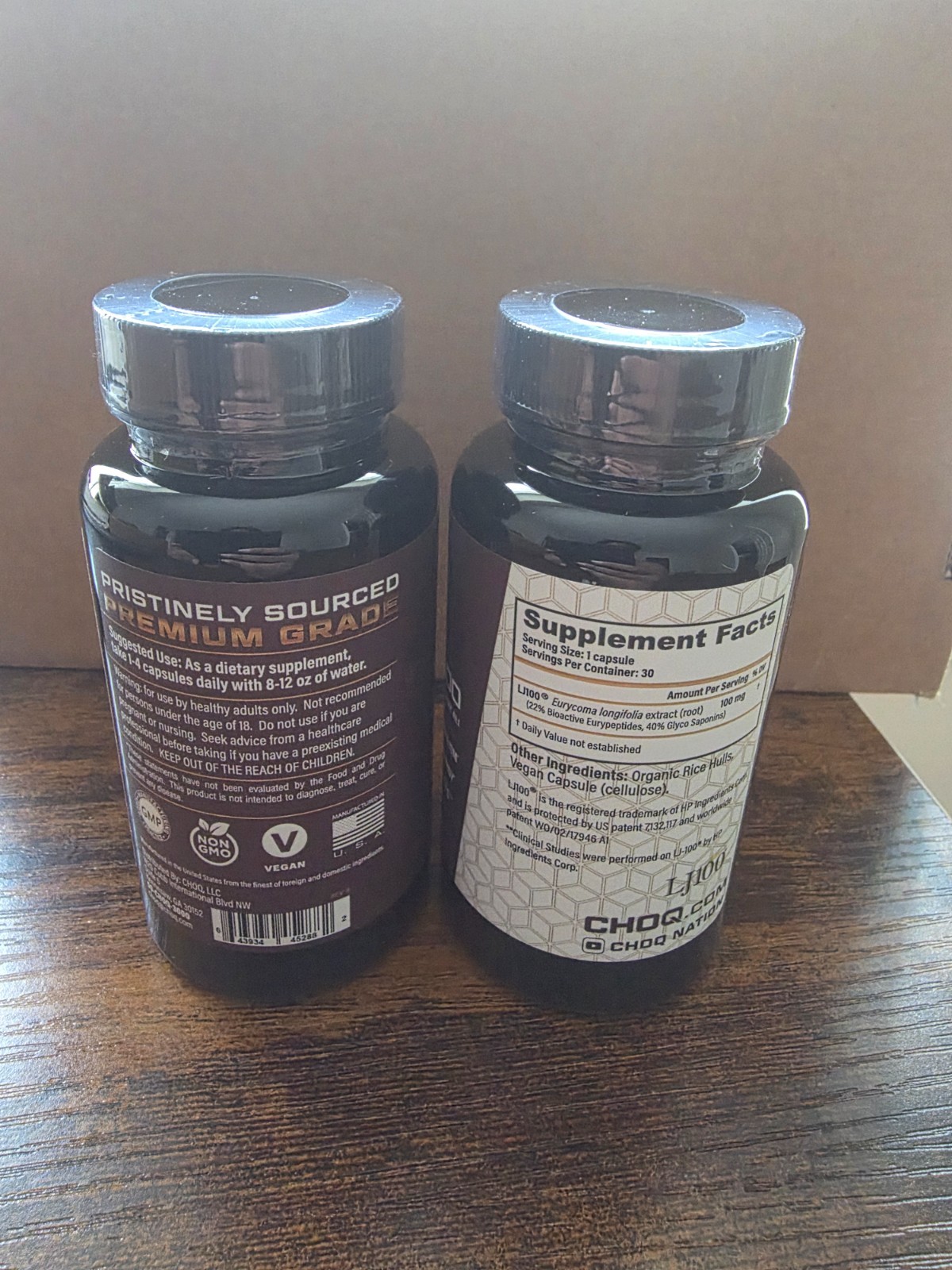 CHOQ Tongkat 100 Healthy Hormone Metabolism – 30 Caps -two Pack- Exp. 10/27