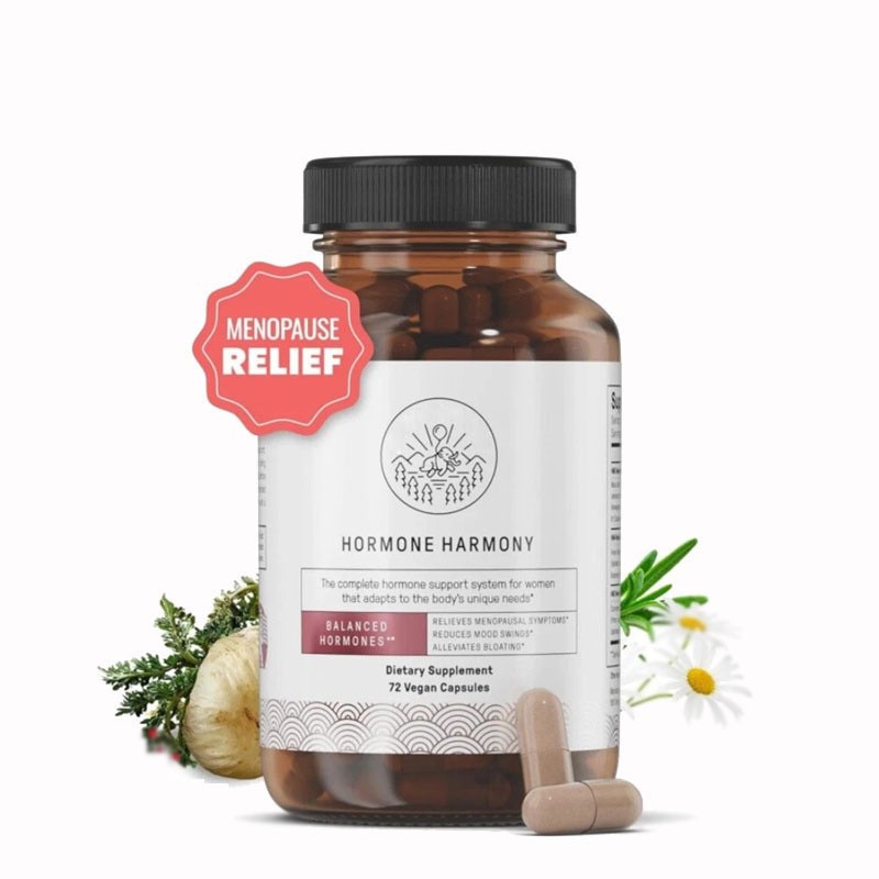 HormonalHarmony Happy Mammoth Hormone Support Supplement For Women 72 Capsules
