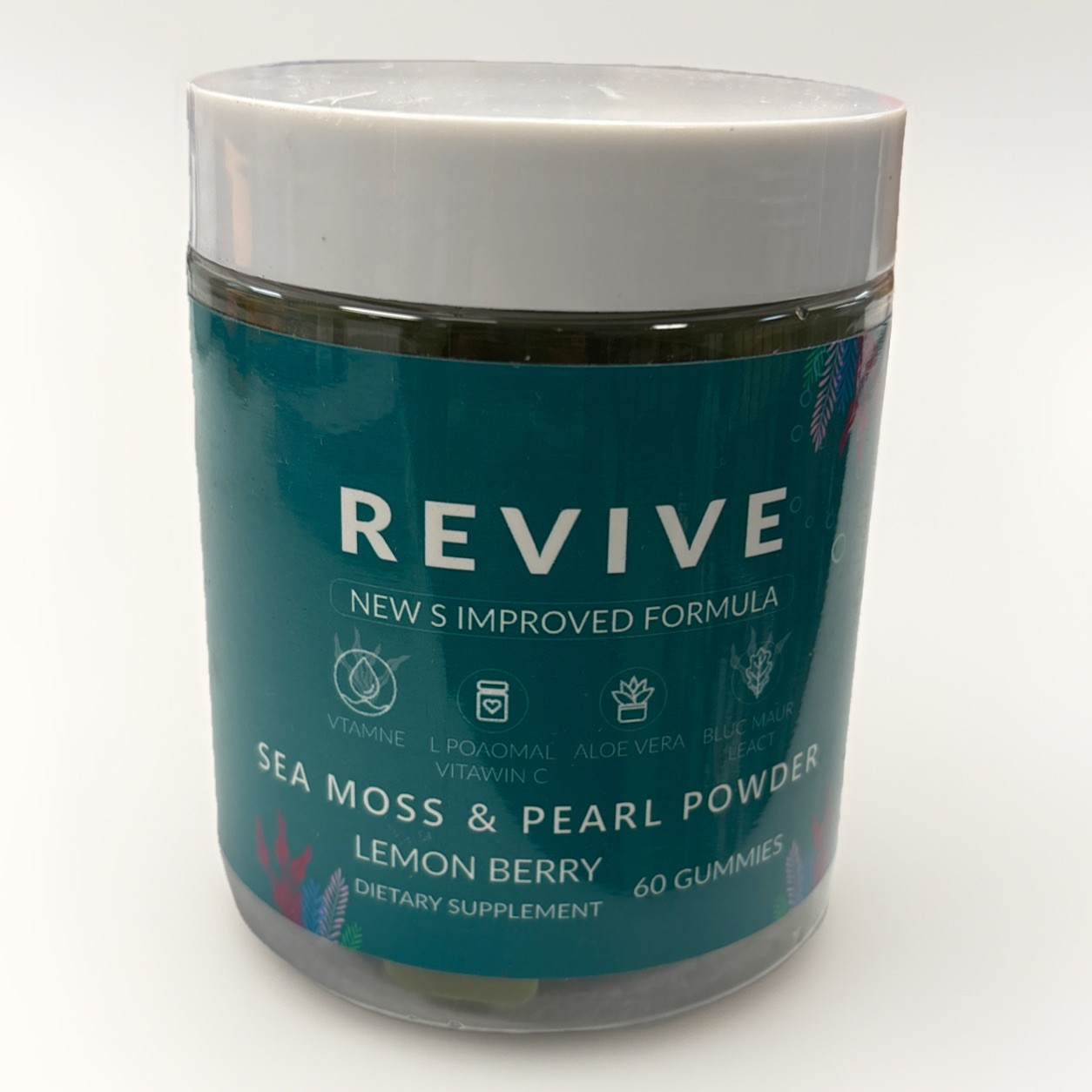 Balmbare Revive Hair Growth Gummies Sea Moss 60ct Exp: 09/2027