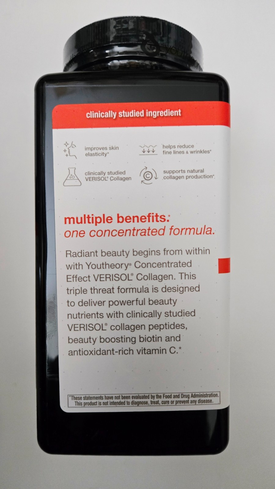 Youtheory Collagen Plus Biotin 390 Tablets Skin Hair and Nails exp 05/27