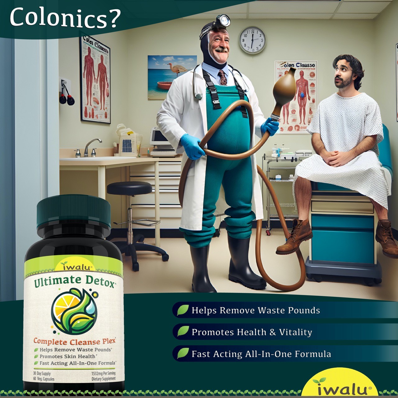 ULTIMATE DETOX | #1 Clean Out Colon And Intestines | FAST FREE SHIPPING Same Day