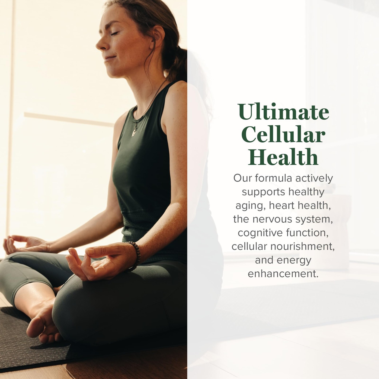 Global Healing Center Ultimate Cellular Health NAD Supplement for Women & M…