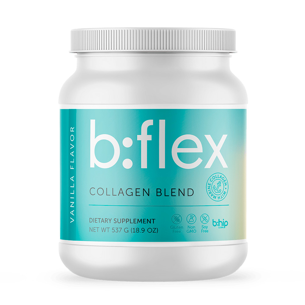 bHIP b:flex Collagen Blend – Skin, Hair, Joints & Nails Support USA Stock