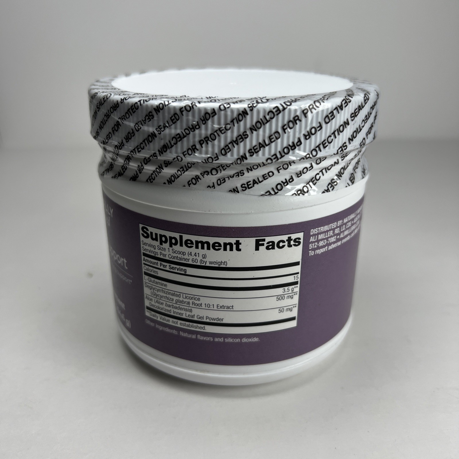 Naturally Nourished GI Lining Support 9.33oz Licorice Aloe Exp 1/2028