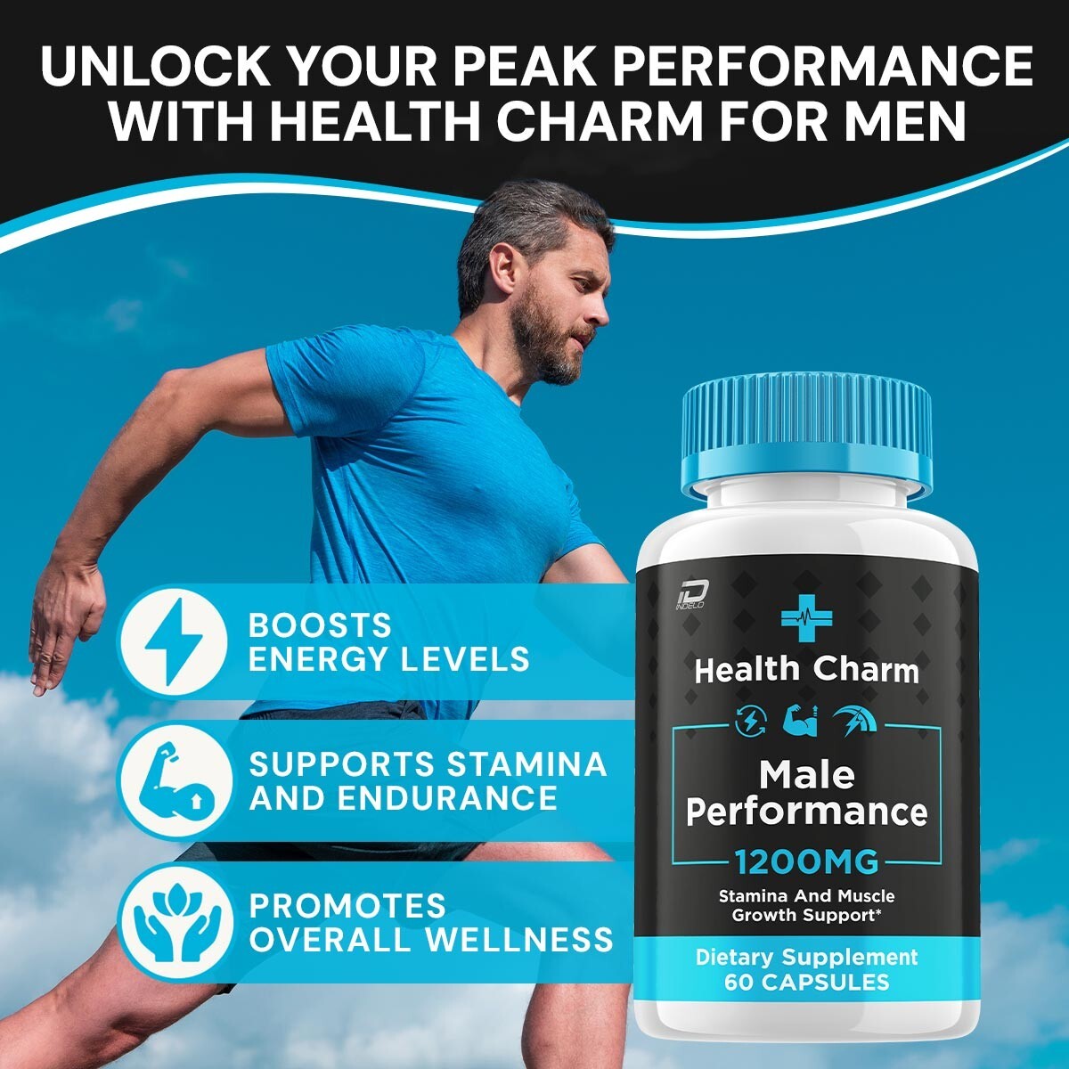 (3 Pack) Health Charm for Men Capsules – HealthCharm Pills Overall Health