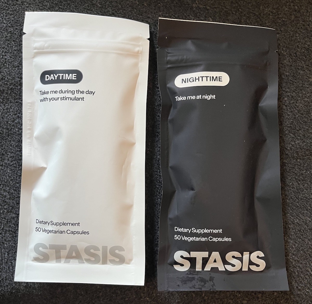 Stasis Daytime & Nighttime Refills – Energy and Focus Supplement 50+50 EXP 9/27