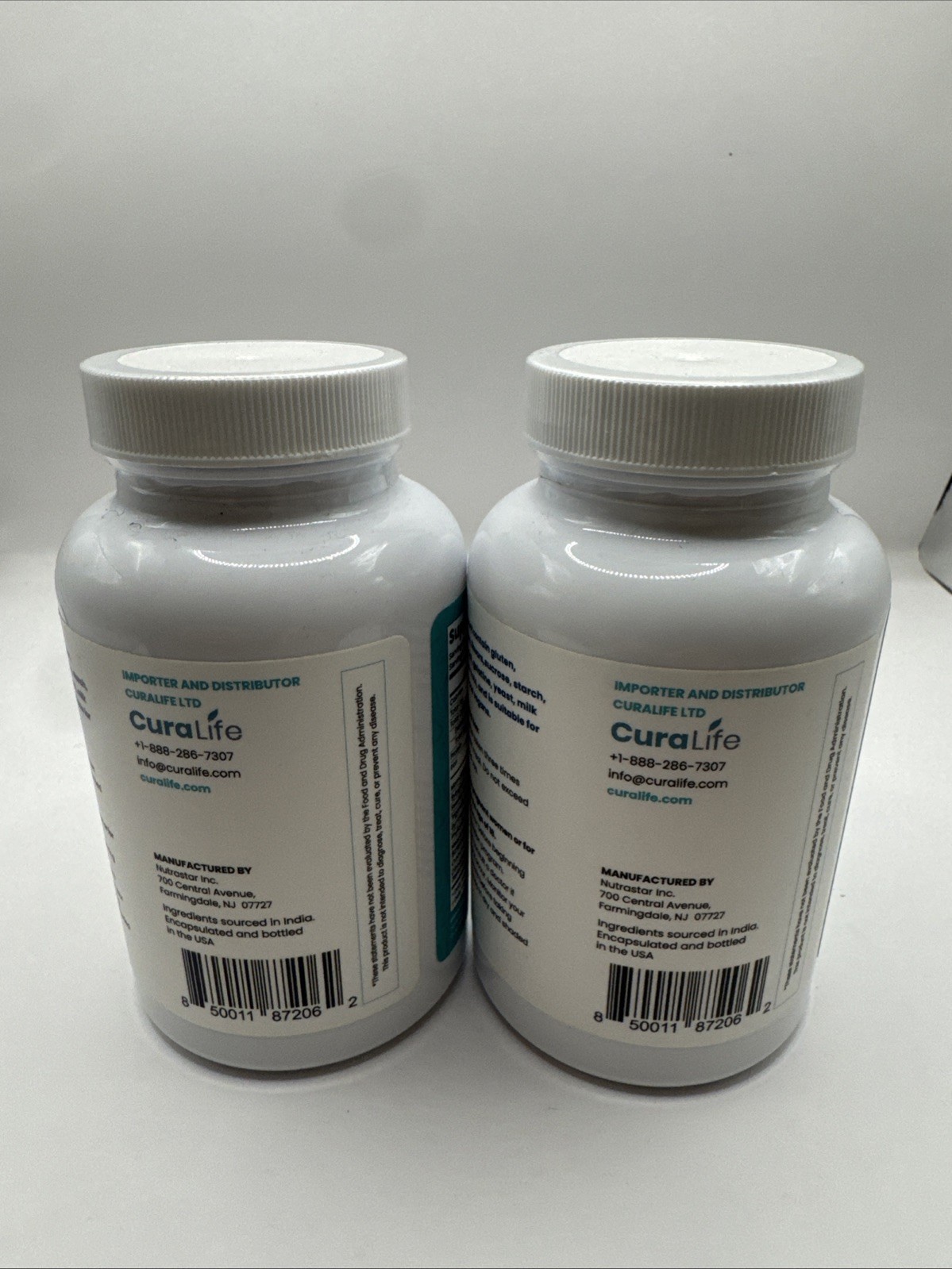 Lot (2) CuraLin by CuraLife 42 capsules Exp. 11/2026