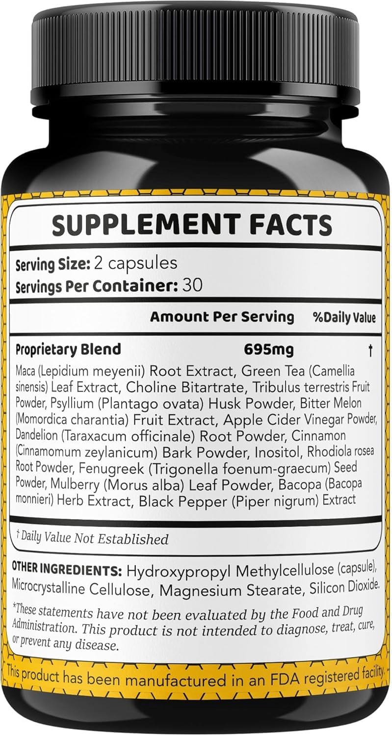Prime Perform Men Daily Wellness Energy Support Capsules 1 Pack 60Ct