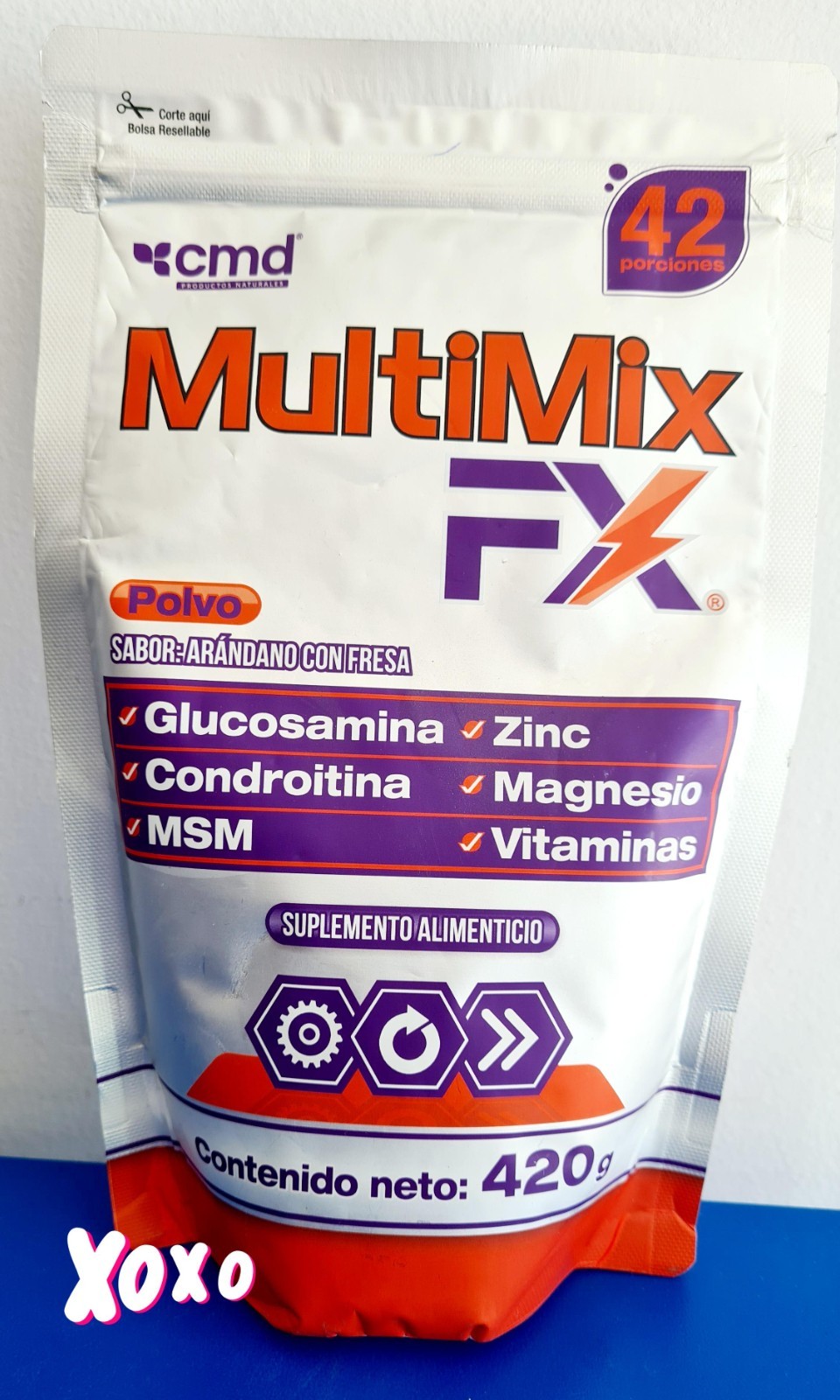 Multimix FX powder 42 Servings Glucosamine Zinc Magnesium Vitaminas 420 gr.
