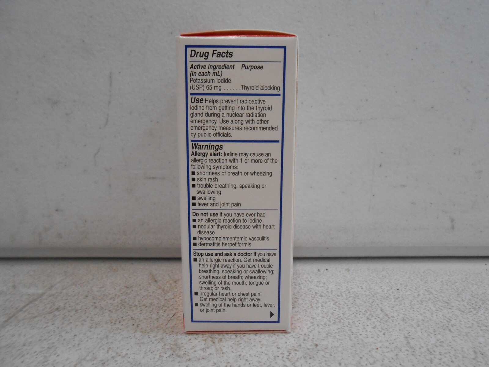 Potassium Iodide LIQUID 30mL Thyroshield THYRO SHIELD BLACK RASPBERRY *EXPIRED*