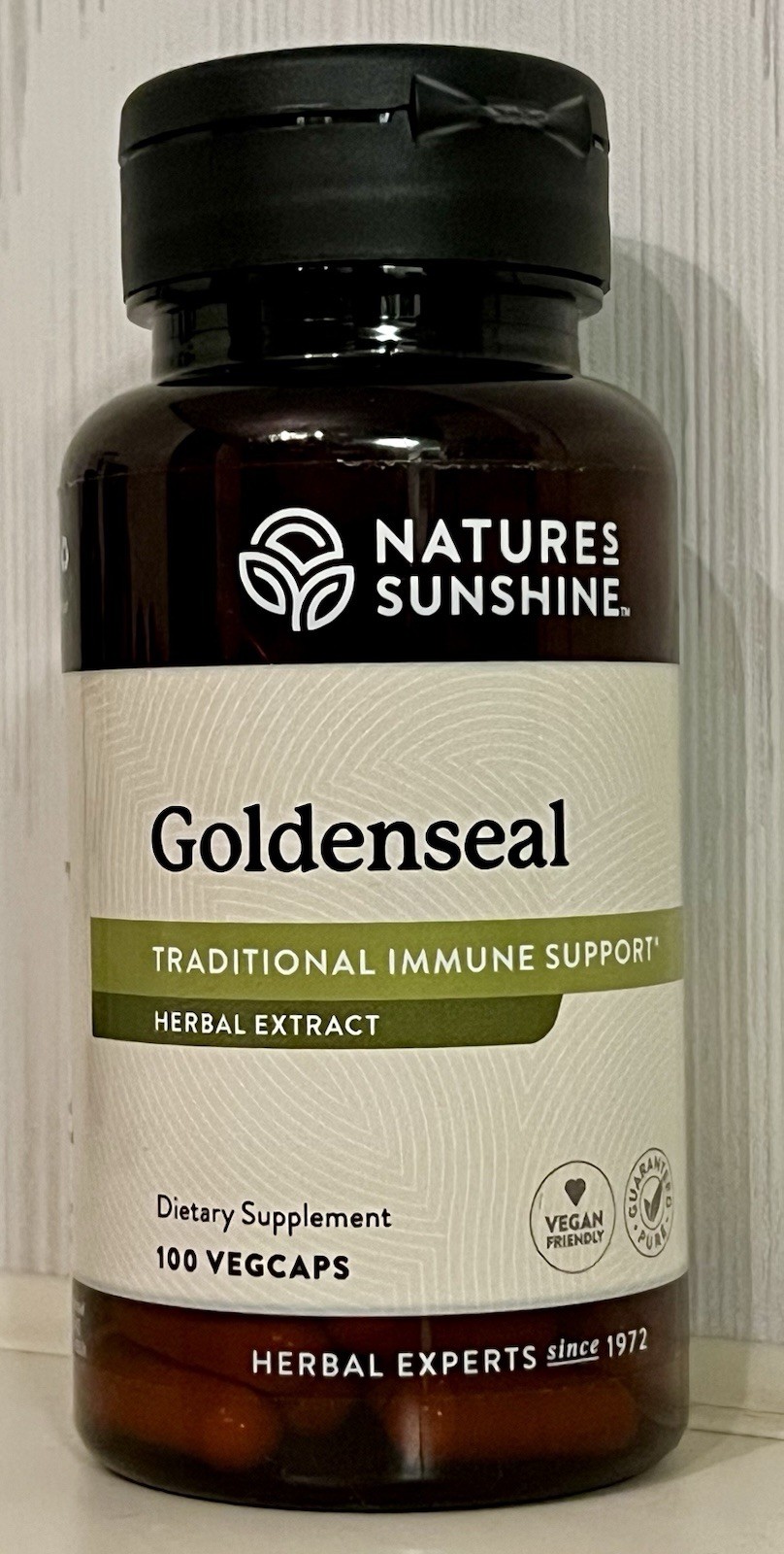 Nature’s Sunshine Golden Seal 100 Capsules Dietary Supplement NEW