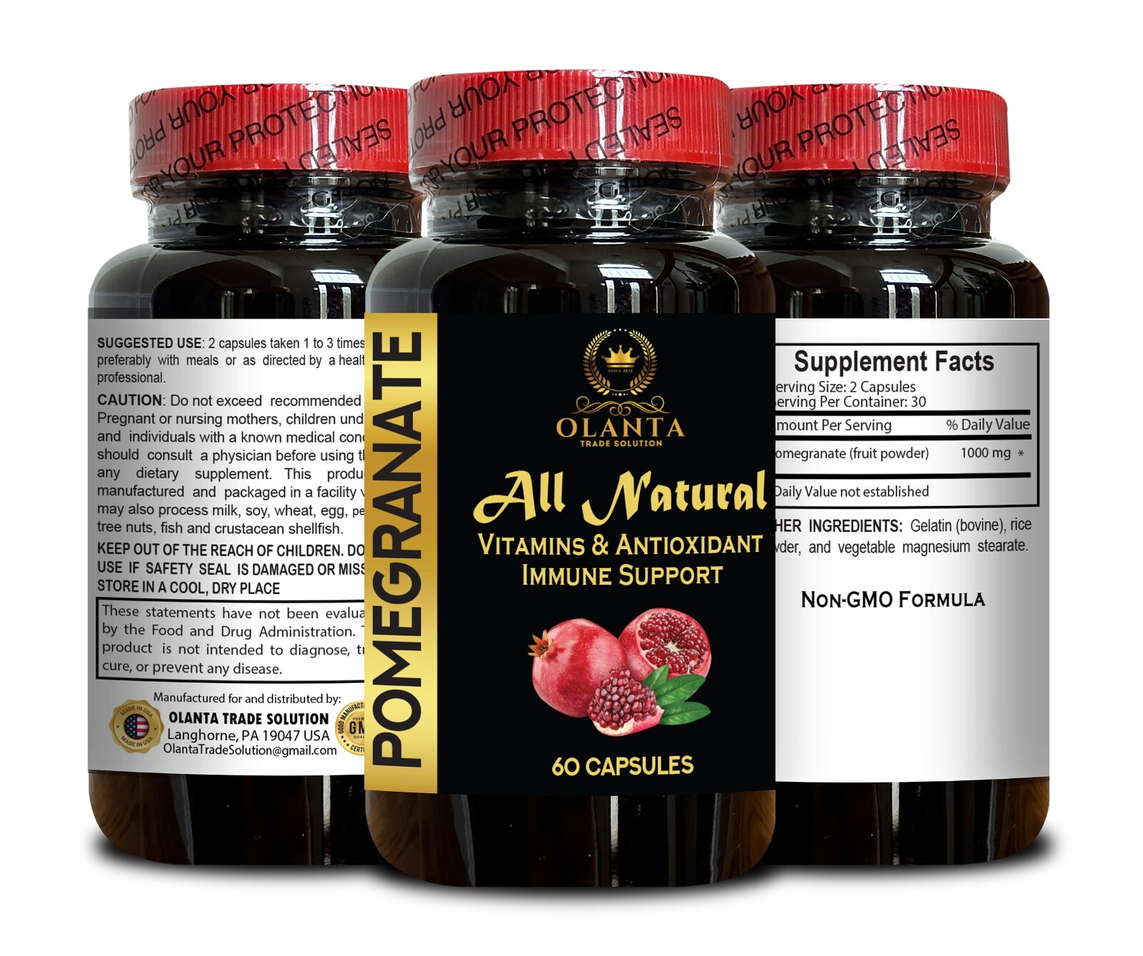 Pomegranate Extract – Pomegranate Extract Polyphenols Supplement for immunity 1B