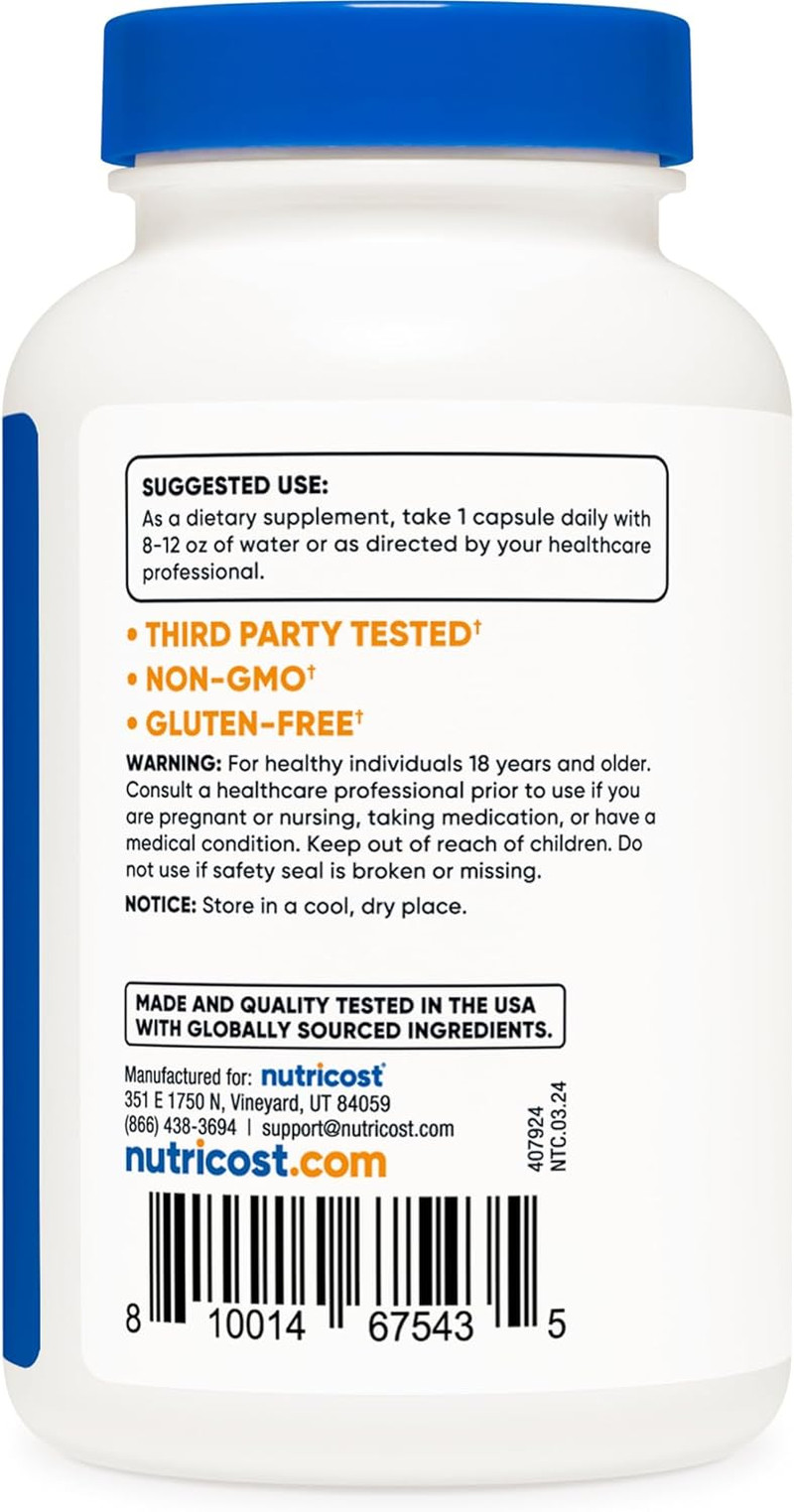 Nutricost Vitamin B12 Methylcobalamin 2000Mcg Supplement, Vegetarian Capsules