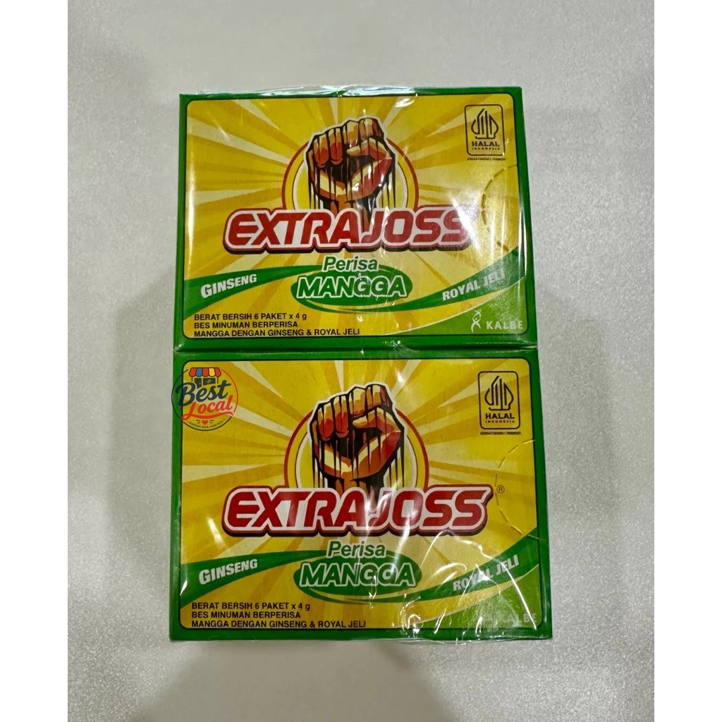 10 Boxes NEW EXTRA JOSS GRAPE/MANGO/ACTIVE HALAL Energy Drink Powder Boost