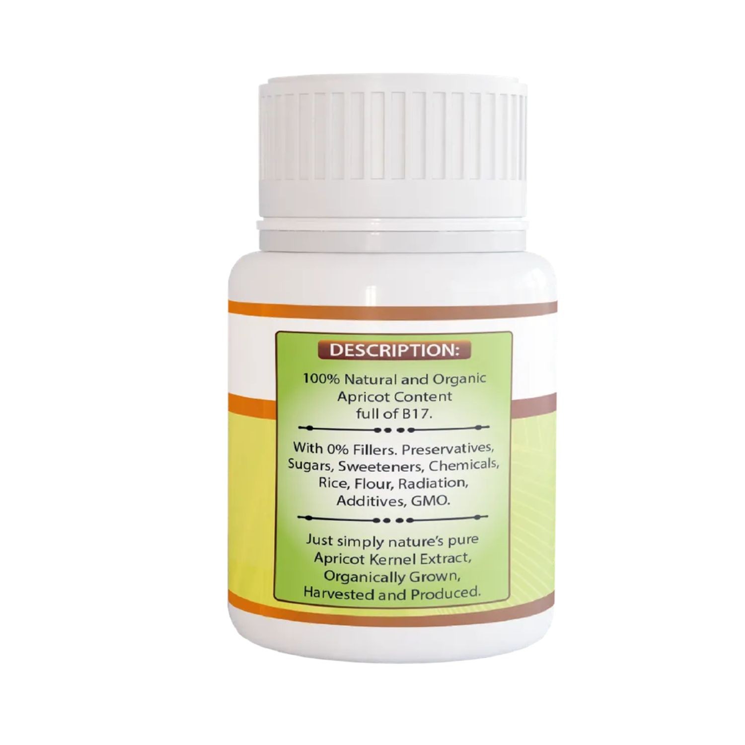 Organic Apricot Extract Boosts Metabolism & Healthy Skin 100 Caps 500mg FREESHIP