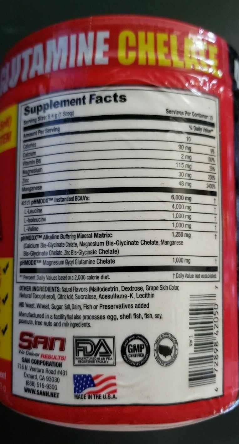 SAN I-BCAA MAX – COOL MELON Flavor Powder – 30 Servings – Expire 10/2024