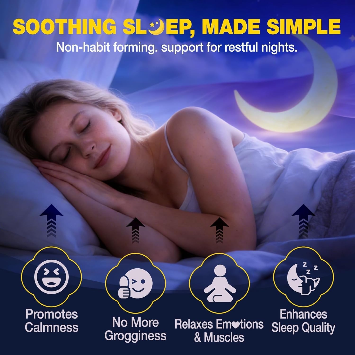 Glycine Gummies for Sleep, Glycine 3g Supplements with NAC, Magnesium Glycina…