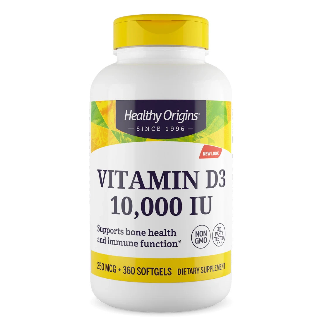 Healthy Origins Vitamin D3 10,000 IU (250 mcg) | 360 Softgels