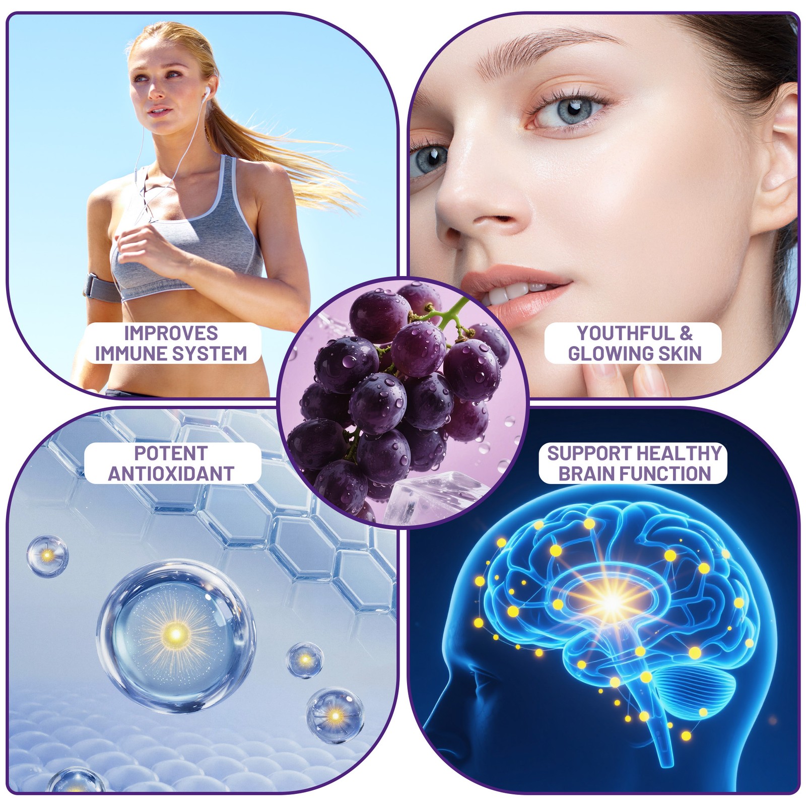 Resveratrol Complex 240pcs – Supports Cellular Energy and Repair, Skin Health