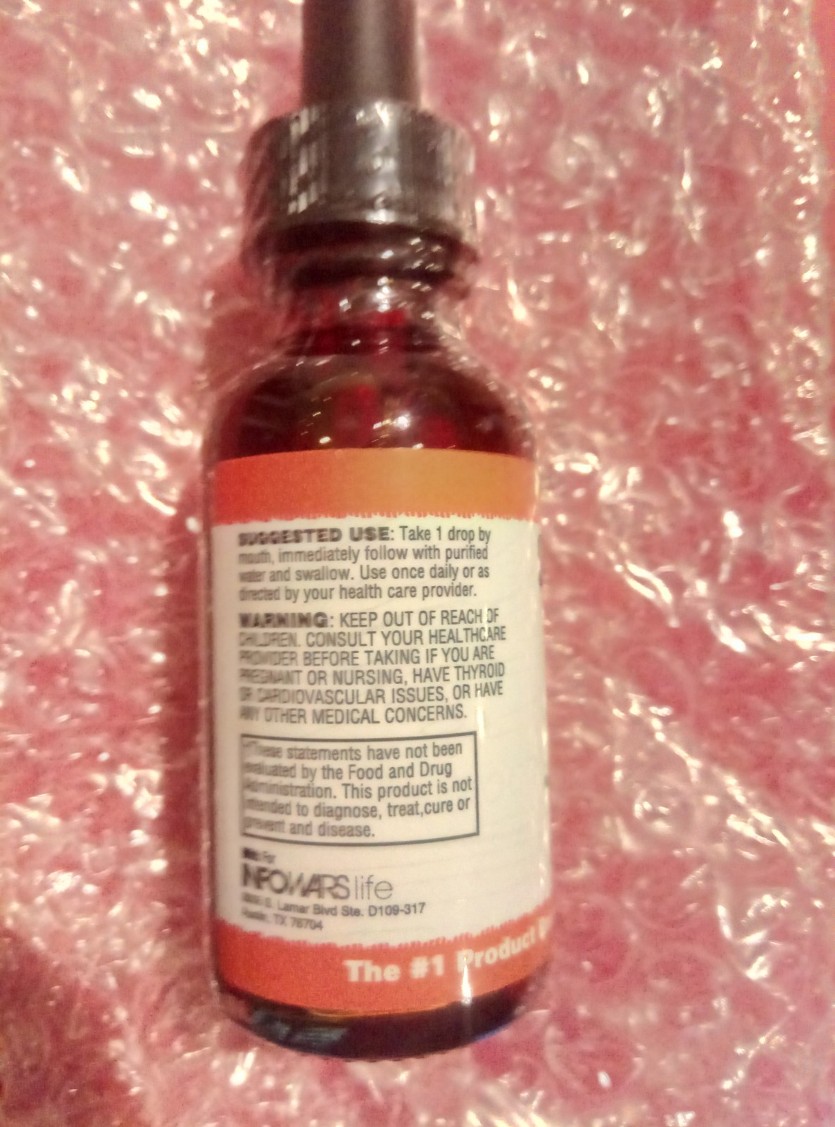 Infowars Life Survival Shield X-2 Nascent Iodine 1 fl oz New & Sealed