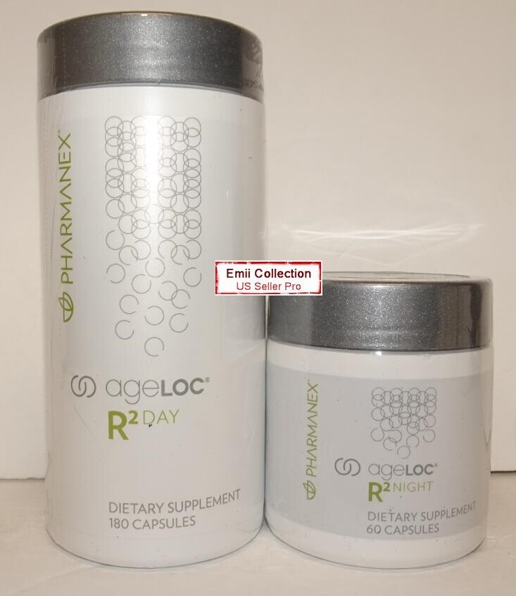 Nu Skin Nuskin Pharmanex ageLOC R2, Day and Night Sealed Bundle