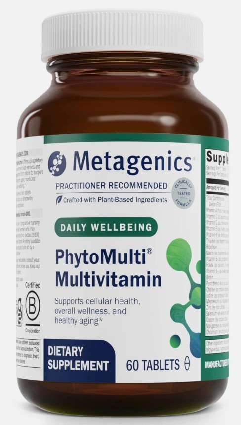 Metagenics PhytoMulti Multivitamin Without Iron-Daily 60 Count (Pack of 1)