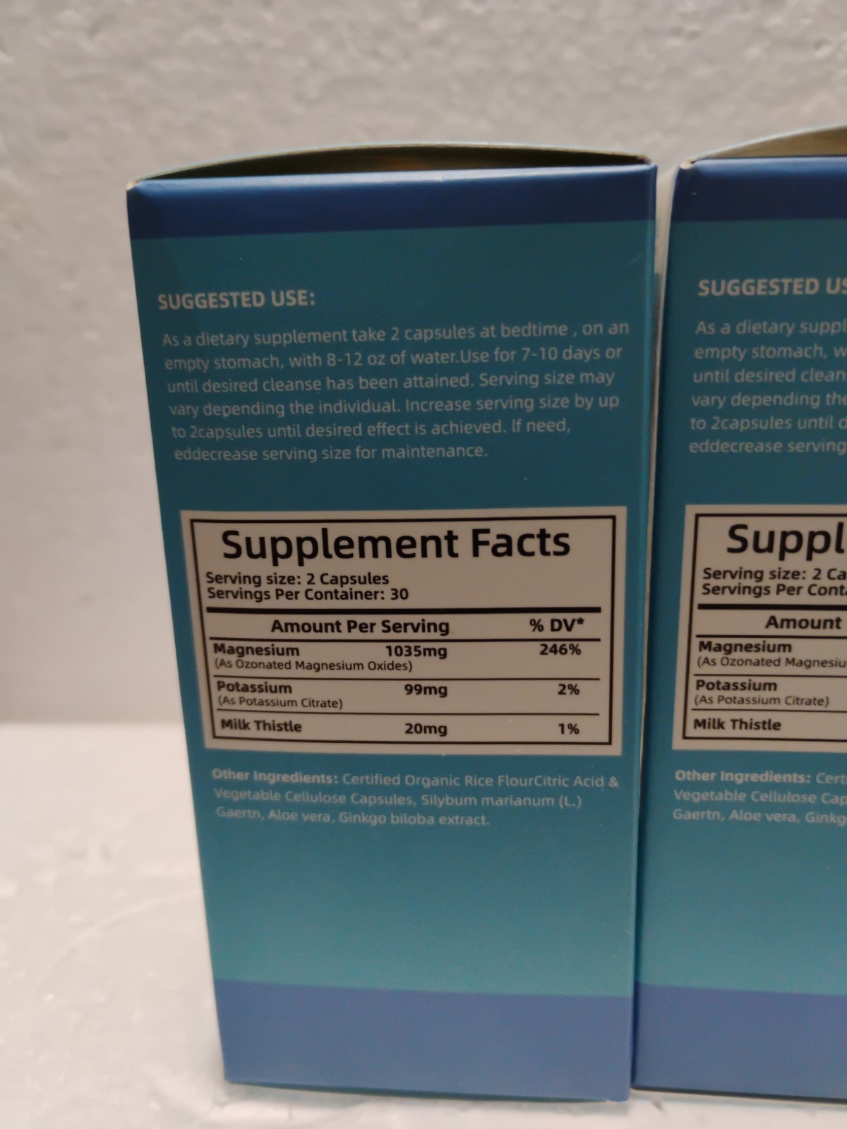 2-Vensflwd Adult Overnight Cleanse Dietary Supplement. 60 Capsules Per Bottle