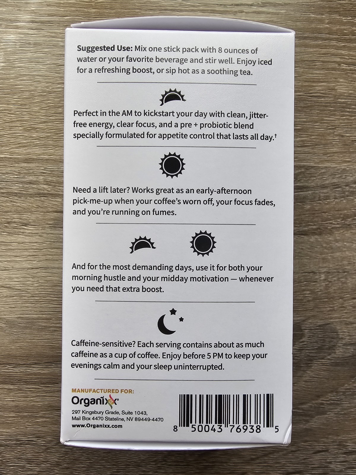 NEW Organixx Clean Sourced Yerba Complex 3 Flavor Pack of 15 EXP 12/2027