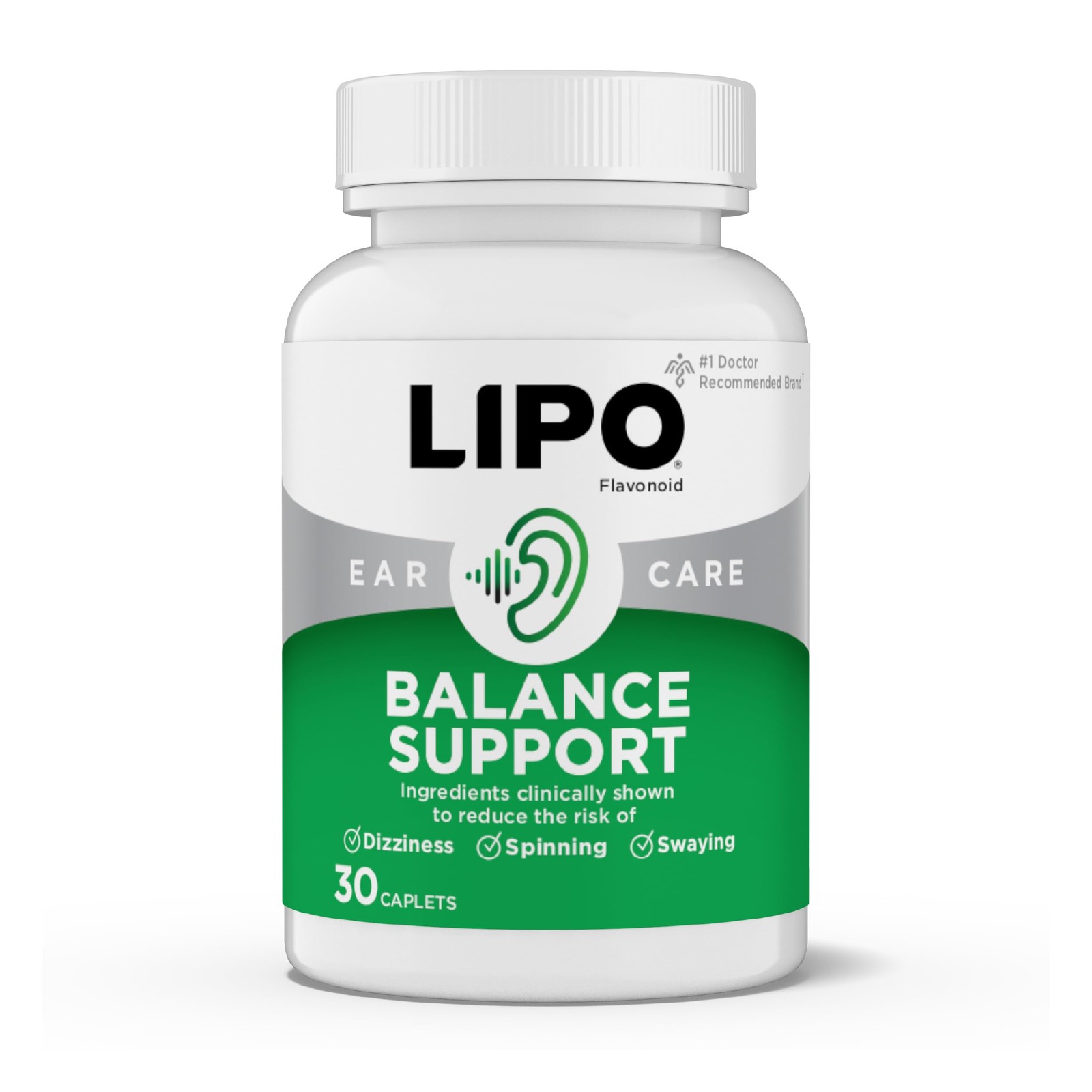 Lipo-Flavonoid for Vertigo & Dizziness Relief, 30 Count (Pack of 1), No Color
