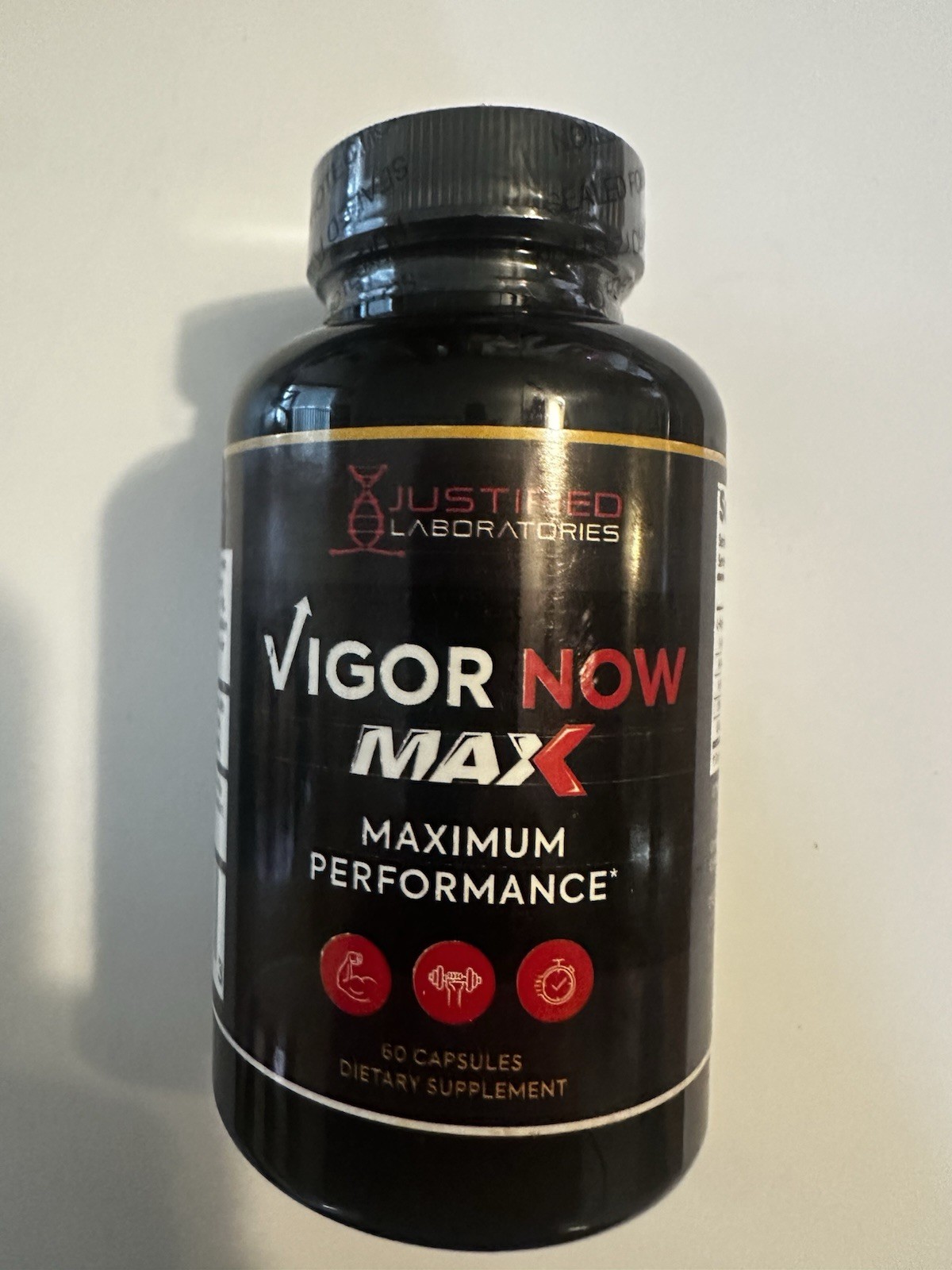 Vigor Now Max Men’s Health Supplement 1600mg 60 Capsules New BB Date 06-27