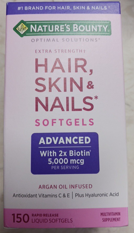 Nature’s Bounty Advanced Hair, Skin & Nails, 150 Softgels