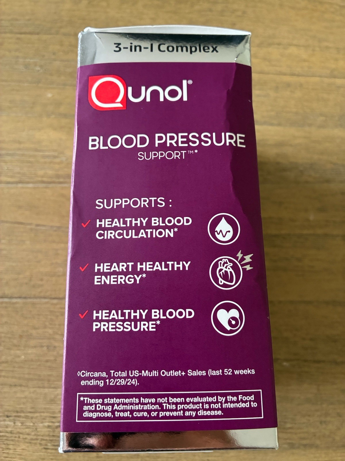 Qunol Blood Pressure Support Beets CoQ10 Grape Seed 60 Capsules Exp: 10-2027 NEW