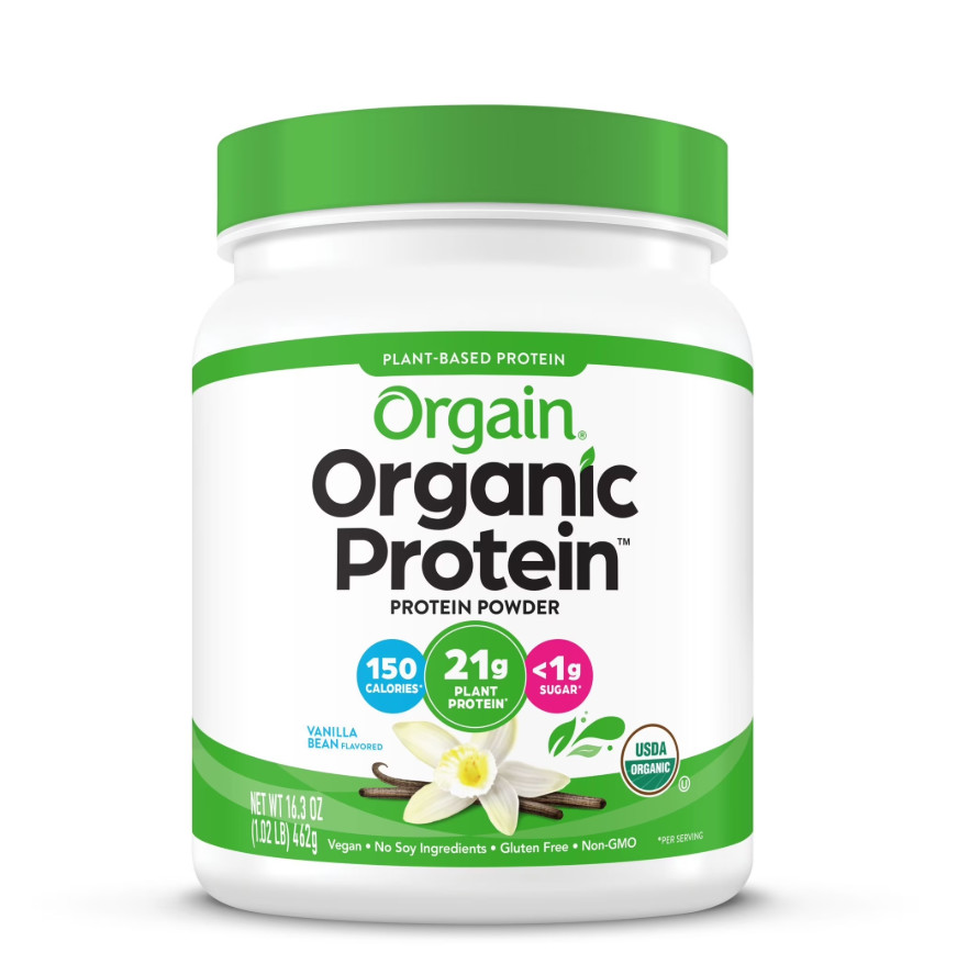 Orgain Organic Vegan 21G Protein Powder, Plant Based Shake Drink, Vanilla Bean 1