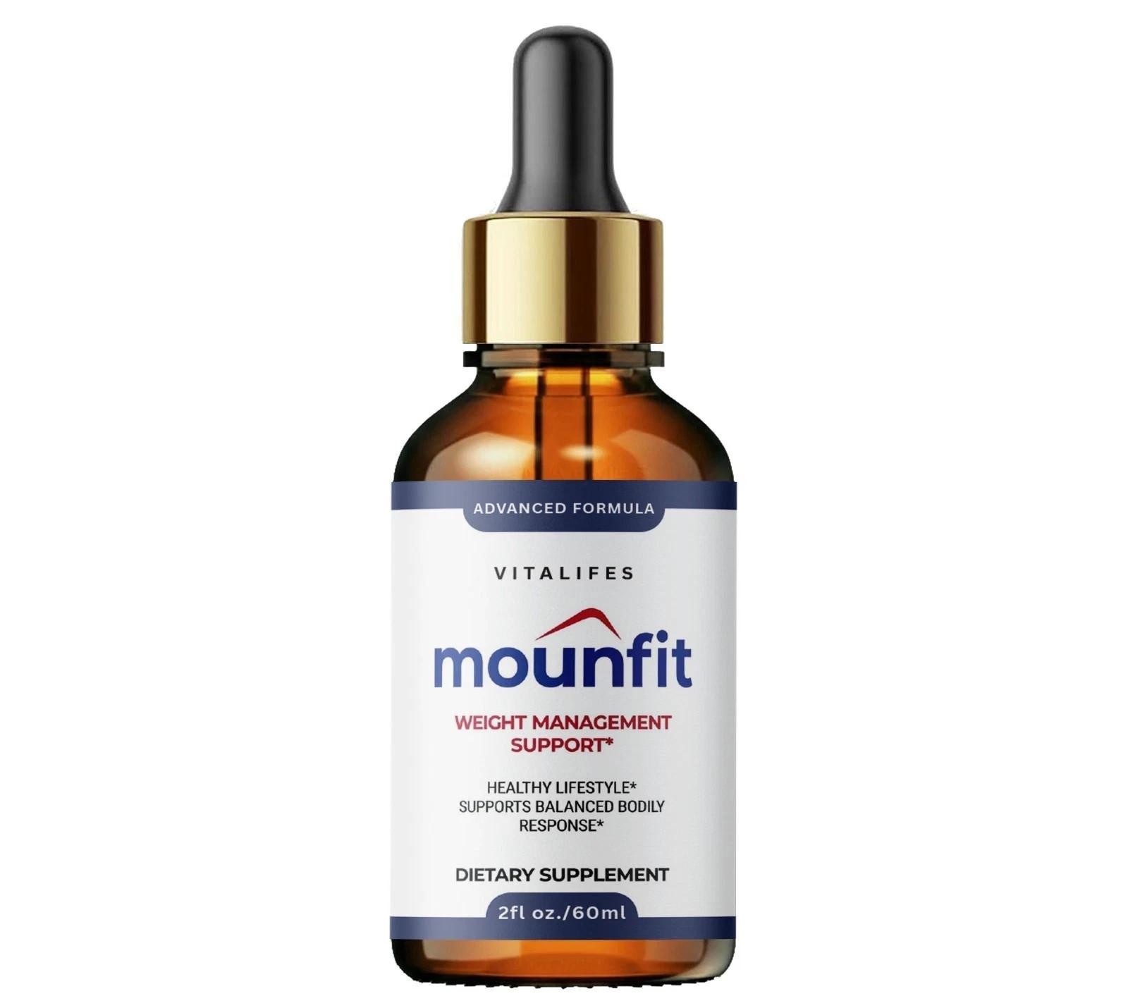 (3 Pack) Mounfit Drops Liquid Supplement, Max Strength, Moun fit Fat Loss Drops