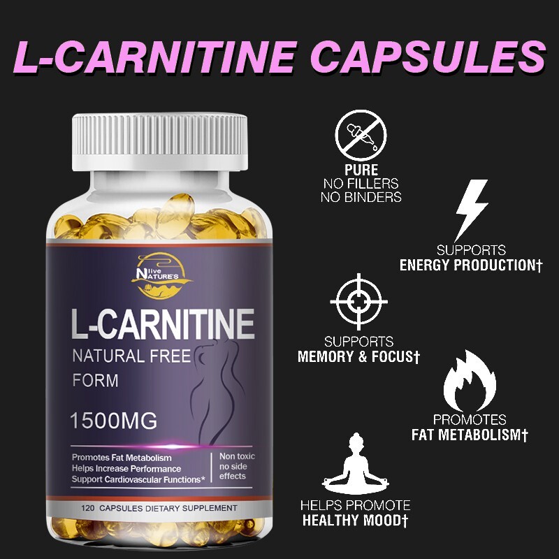 Acetyl L-Carnitine Fat Burner Weight Loss Antioxidant High Potency Supplement